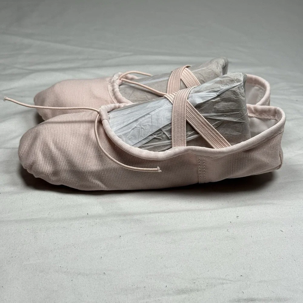 Stelle Ballet Shoes Kids US 12 Pink Canvas Dance Slippers Split Sole‎